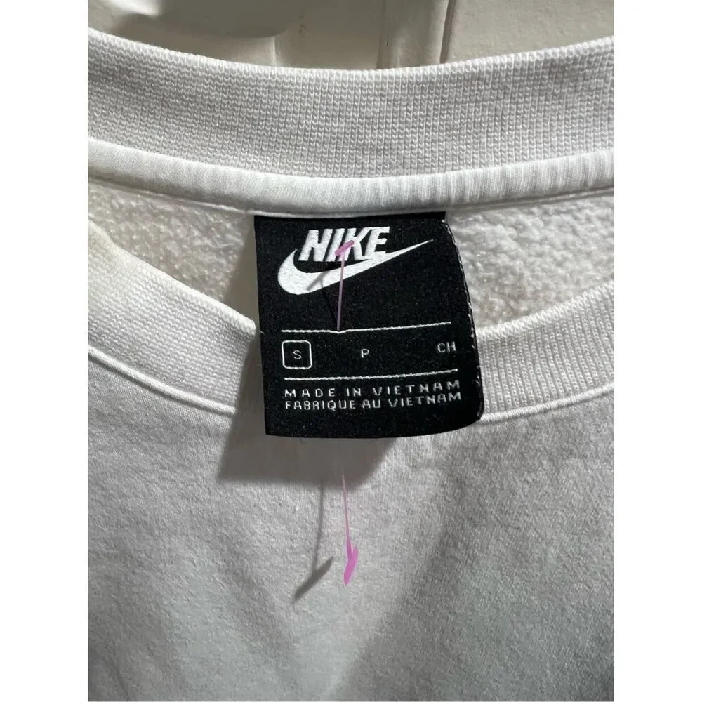 Vtg Nike Swoosh Faded Sweatshirt embroidered Nike swoosh